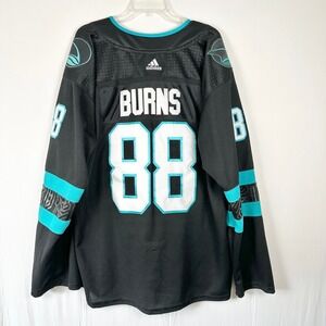 Adidas Climalite NHL Jersey San Jose Sharks Brent Burns #88 Men 56 Sporty Hockey